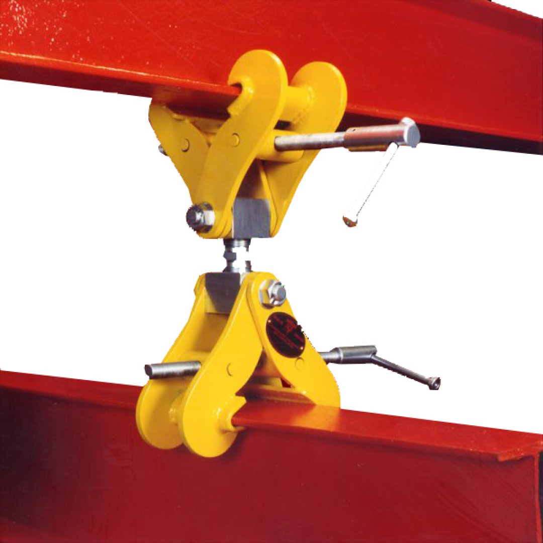 Adjustable Double Ended Monorail Construction Clamps